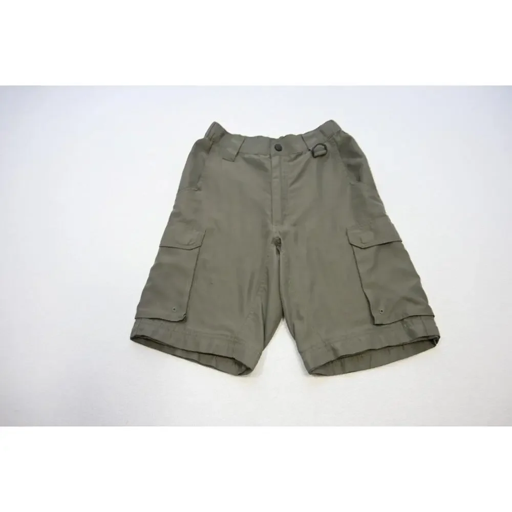 Boy Scouts Green Relaxed Hiking Fishing‎ Cargo Shorts Trail Camp Mens XS XSmall